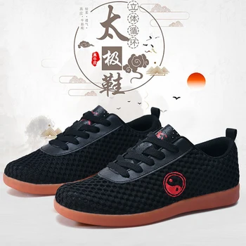 פופולרי נשים גברים אומנויות לחימה נעליים קשה-לובש טאי צ ' י נעלי זוגות רשת לנשימה למבוגרים התעמלות סינית מסורתית נעליים