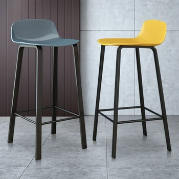 נורדי יוקרה בר-כסאות מטבח עיצוב ארגונומי חיצונית תכונה בר כסאות מודרניים הסלון Barkrukken רהיטים SR50BC
