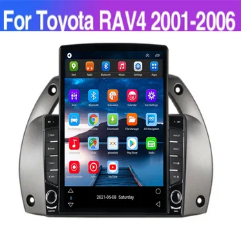 עבור טויוטה RAV4 3 XA30 2005 - 2013 עבור טסלה סגנון מסך רדיו במכונית מולטימדיה נגן וידאו ניווט GPS אנדרואיד לא 2din 2 din